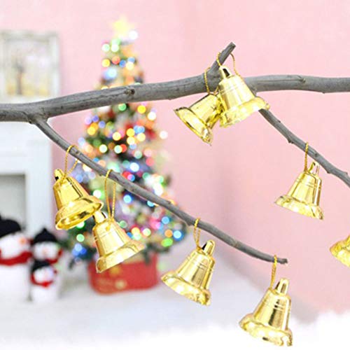 Tomaibaby XYEWMP10954HB0OJ18R 18Pcs Christmas Plastic Jingle Bells Ornaments Xmas Diy Unfinished Bell Hanging Christmas Hanging Pendant Ornaments thumb #3