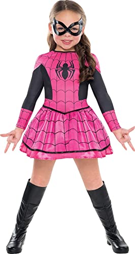 Pink Spider-Girl Halloween Costume for Toddler Girls
