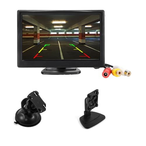 Caméra de recul écran LCD TFT 5 pouces aide au stationnement voiture entrée vidéo