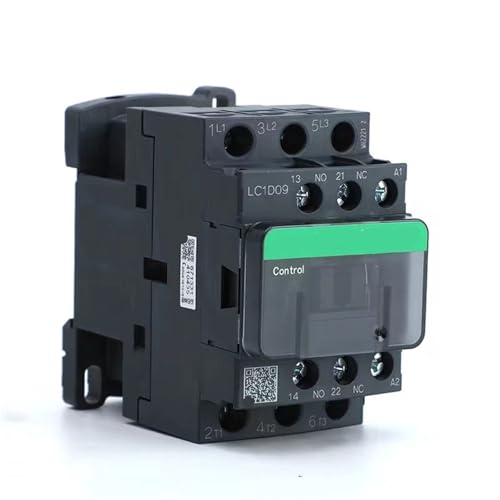 Contacteur tripolaire LC1D38 110V version noire pour commande de moteur