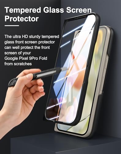 Coque Pixel 9 Pro Fold étui vert pour charge sans fil nomade - 6
