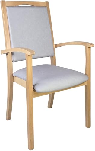 Erides Alexander Hochlehner Seniorenstuhl – Ergonomischer Armlehnenstuhl für Sen