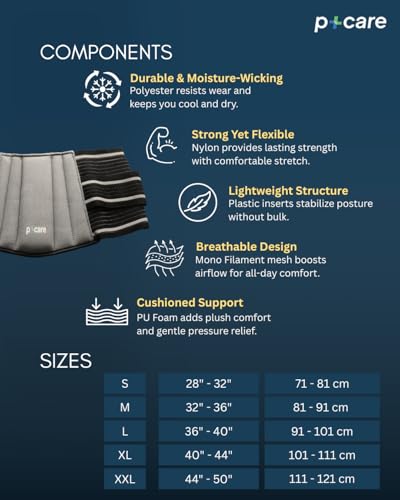 Image of Lumbar Support Waist belt | Back Pain Relief | LS Belt | Spine Support Belt | Double Strapping |
