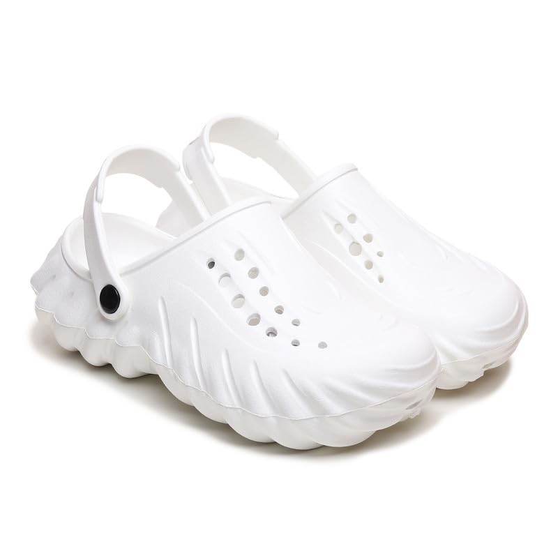 Image of JUSAN Men's Lightweight Comfort Clogs | Soft Cushion Slip-On Garden & Beach Clogs for Men | Breathable Waterproof Sandals with Non-Slip Sole | Casual Outdoor Summer Footwear for Men