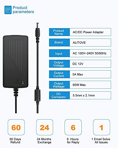 Tira LED flexible ALITOVE 5m 300 LEDs blanco frío 12V miniatura 6