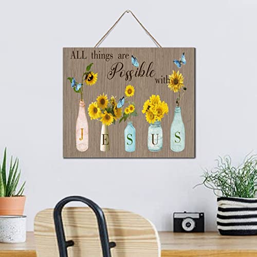 Plaque bois Jesus primitive de qualité artisanale pour mur d'enfant - 5