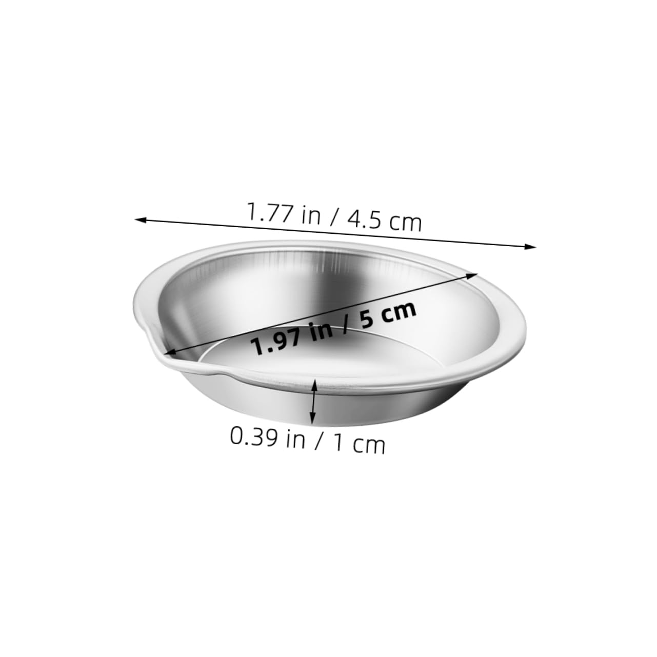 DOITOOL Versatile 10pc Set Stainless Steel Paint Palette Trays for Artists Oil Painting Watercolor