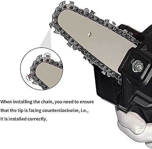 Image of 24V Cordless Mini Chainsaw with Rechargeable Battery, Portable Handheld Electric Chain Saw, One-Hand Wood Cutter for Tree Pruning, Garden Maintenance, Wood Cutting & DIY Projects