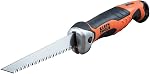 Klein Tools 31737 Folding Jab Saw/Drywall Hand Saw with Lockback at 180 and 125 Degrees and Tether Hole