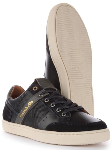 Pantofola d'Oro Vicenza Uomo Low Men's Lace Up Suede Leather Trainers (Navy, US 11.5)4