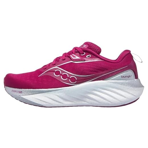 Saucony Triumph 22 Baskets pour femme, 161 Magenta, 40.5 EU