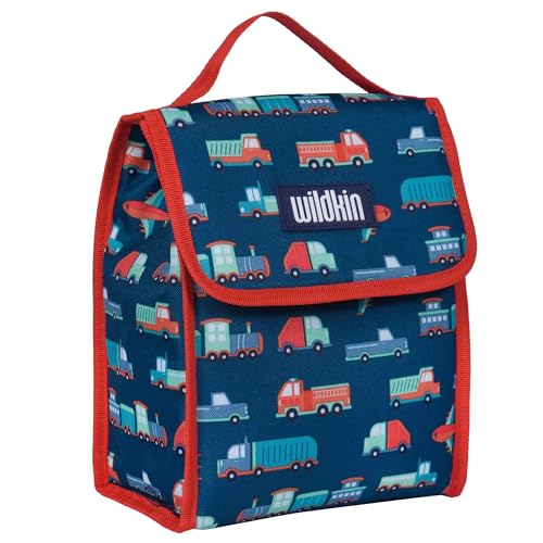 Image of Wildkin Kids Insulated Lunch Bag – Keeps Food Hot or Cold, Easy-Clean Lining and BPA-free for Boys & Girls, Ideal for School, Travel & Daycare - Transportation