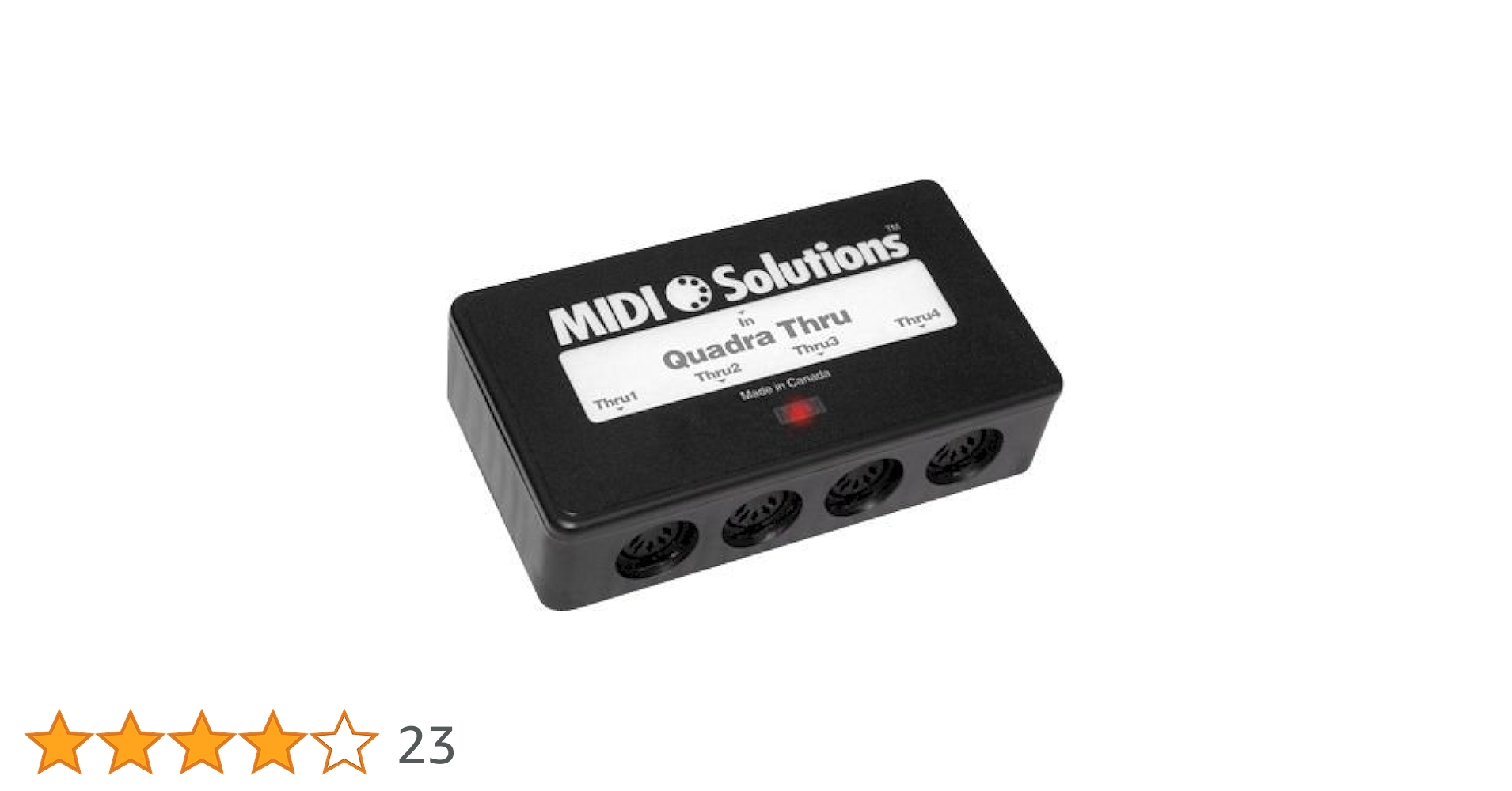 MIDI Solutions Quadra Thru/Merge スルーボックス Amazon.com: MIDI Solutions Quadra Merge : Musical Instruments