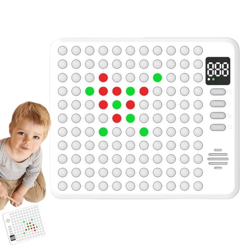 Smart Chessboard - Consola de ajedrez electrónica de IA, Juego de estrategia interactiva | Modos de ajedrez 9 incorporados con dificultad adaptativa, diseño portátil con pantalla LED, diversión para n