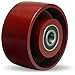 Hamilton W-420-MB-1/2 Metal Wheel with Precision Ball Bearing, 4" Diameter x 2" Width, 1,000 lb. Capacity