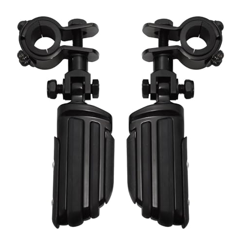 Accessoires Moto Repose-Pieds 1-1/4 Pouces pour Fixation Pare-Cylindre