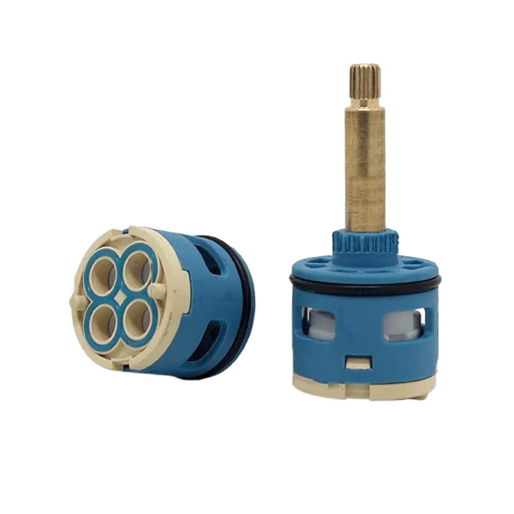 Cartouche de valve en plastique de 35 mm pour disque de rechange de robinet mitigeur bleu