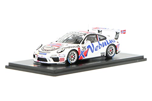 Spark SG714 Miniatura Coche Colección Blanco/Rojo
