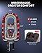 Benlari Dirt Bike Foot Pegs A3 Steel 360° Adjustable Wide Motorcycle Footpegs Fit for Surron S/X Segway X260 X160 Talaria Sting MX3 MX4 Talaria XXX Black