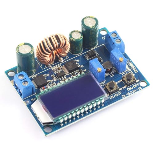 Image of DC-DC Buck Boost Converter Module 5.5-30V 12v to 0.5-30V 5v 24v Adjustable Step Down Up Voltage Regulator Constant Current Voltage 3A 35W Power Supply with LCD Display