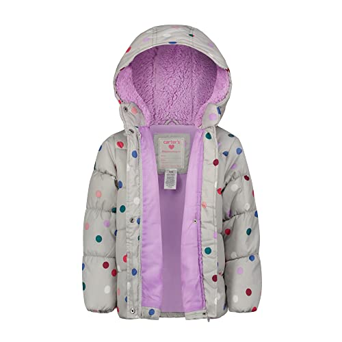 Image of Carter's Girls 2-Piece Snowsuit Puffer Jacket and Skibib Snow Pants Toddler and Big Kids