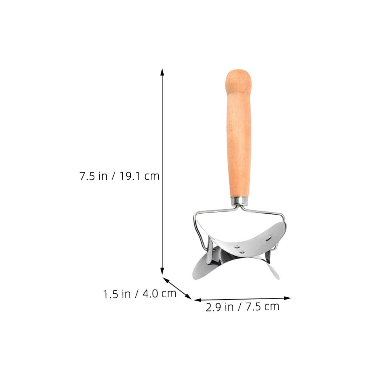 MAGICLULU 10pièces Outils De Découpe Acier Pour Peaux De Raviolis Avec Poignée Accessoire Pratique Pour Cuisine Et Restaurants