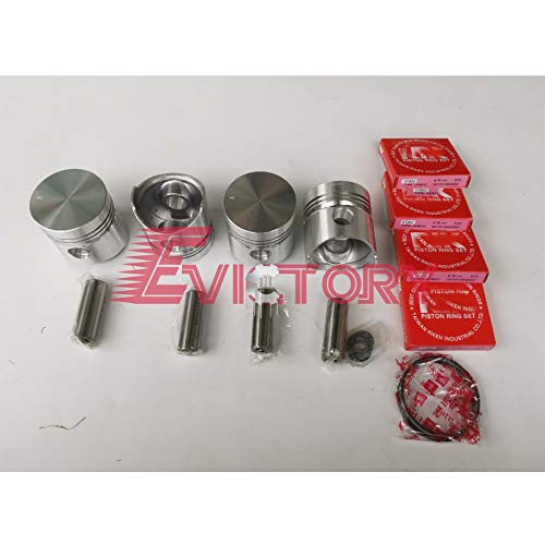 per KUBOTA V1502 Revisione Ricostruzione Pistone con Anello Ricostruzione Kit exvavator Componenti Motore