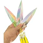 Costume Weapons for Hunter Zoey Cosplay: Anime Merch 6" Darts 3-Pack - Outfit Accessories Prop： Shining Crystal Iridescent