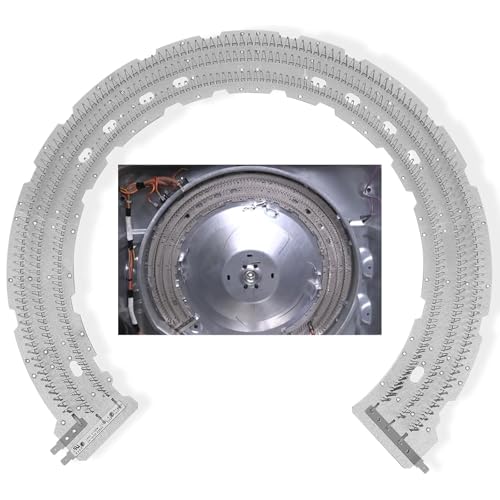 for GE Dryer Heating Element Replacement (OEM) Dryer Parts Compatible with GE Dryer Mica Heater Replace GTD42EASJ2WW WE11M10001 WE11M32 Heating Element for Dryer 240V 5130W
