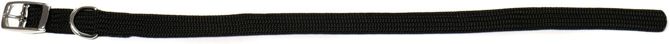 Ancol Heritage Nylon Softweave Collar Black 30cm/12' Sz 1