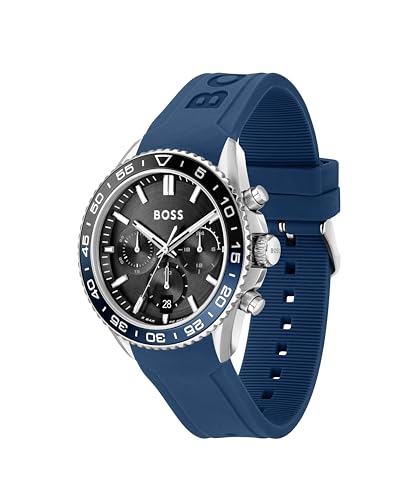 Image of BOSS Men's Quartz Chronograph Watch, Multi Dial, Innovative and Water Resistant up to 50 Meters 5ATM, Gift for Him