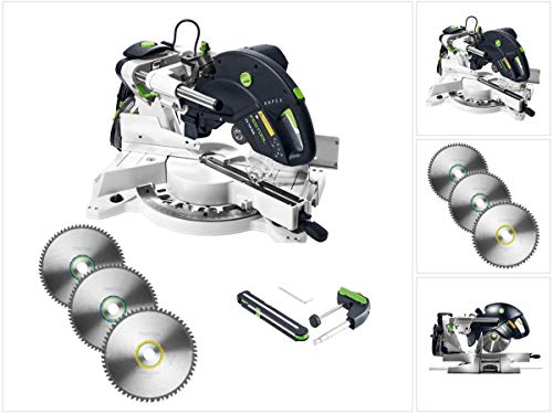 Preisvergleich Produktbild Festool KS 120 REB Kapp Zugsäge KAPEX 1600W 260mm (575302) + 3x Kreissägeblatt