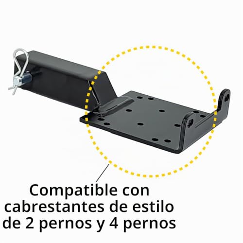 Soporte universal para cabrestante de ATV UTV y camion de 2" 5
