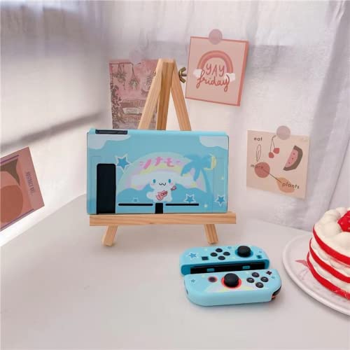 ENFILY Cute Case Compatible with Nintendo Switch, Dockable Case Cover, Ergonomic Soft TPU Grip Case