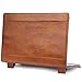 TYTX Compatible with MacBook Air Genuine Leather Case with Vents and Stand Function 13 Inch 2021 2020 2019 2018 (A2337 A2179 A1932) (Genuine Brown)