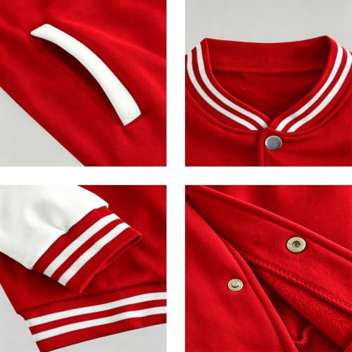 Varsity Jacket for Men Baseball Letterman Classic Fit Oversized Cardigans - image 6