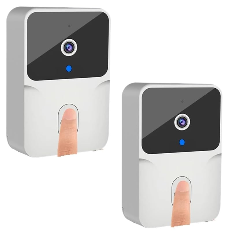 Drumstone { Buy ONE GET ONE ) Smart WiFi Video Doorbell | HD Video, Two-Way Audio, and Motion Detection for Enhanced Home Security-𝟏𝟓 𝐘𝐞𝐚𝐫𝐬 Warranty