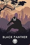 Trends International Marvel Heroic Silhouette - Black Panther Wall Poster, 22.375' x 34', Unframed Version
