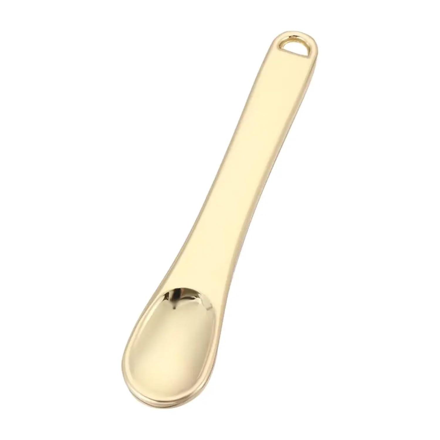 20 PCS Metal Mini Spoon Sticks Face Mask Cosmetic Makeup Skincare Spatula Eye Cream Applicator(Rose gold)