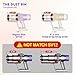 Dust Bin Compatible with Dyson SV30 SV46 SV20 V12 Detect Slim/SV18 V10 Digital Slim Vacuum Cleaner Canister Attachment Parts, Release Bin Compatible with Dyson Cordless Vacuum Part No.965272-01