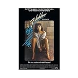 Flashdance Affiche de film sur toile pour décoration de chambre à coucher, bureau, chambre, cadeau 40 x 60 cm