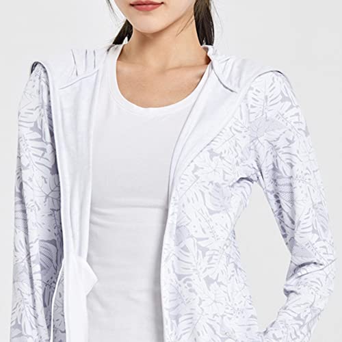 Chaqueta de protección solar para mujer con visera desmontable 6