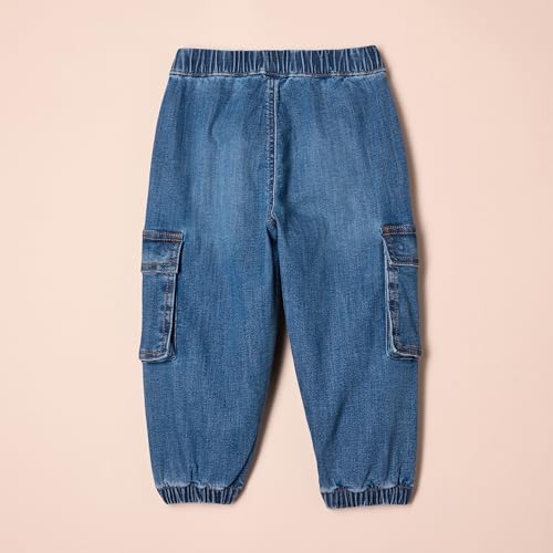 Amazon Essentials Boys and Toddlers' Stretch Denim Cargo Jean3