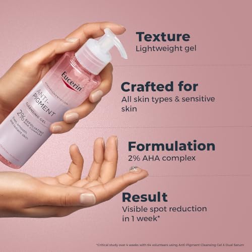 Eucerin Anti Pigment Cleansing Gel 2% Exfoliating AHA Complex 200ml - Image 6