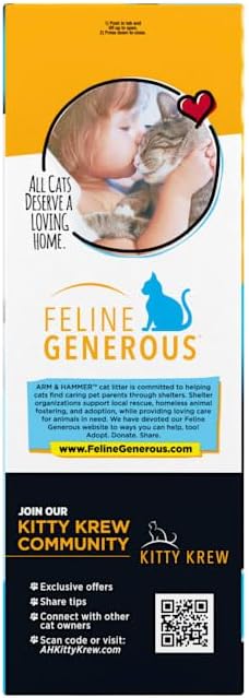 ARM & HAMMER CLUMP & SEAL MULTIPLE CAT CLUMPNG LIGHT SCENT ODOR CONTROL BOX 19 LB - 0033200001841