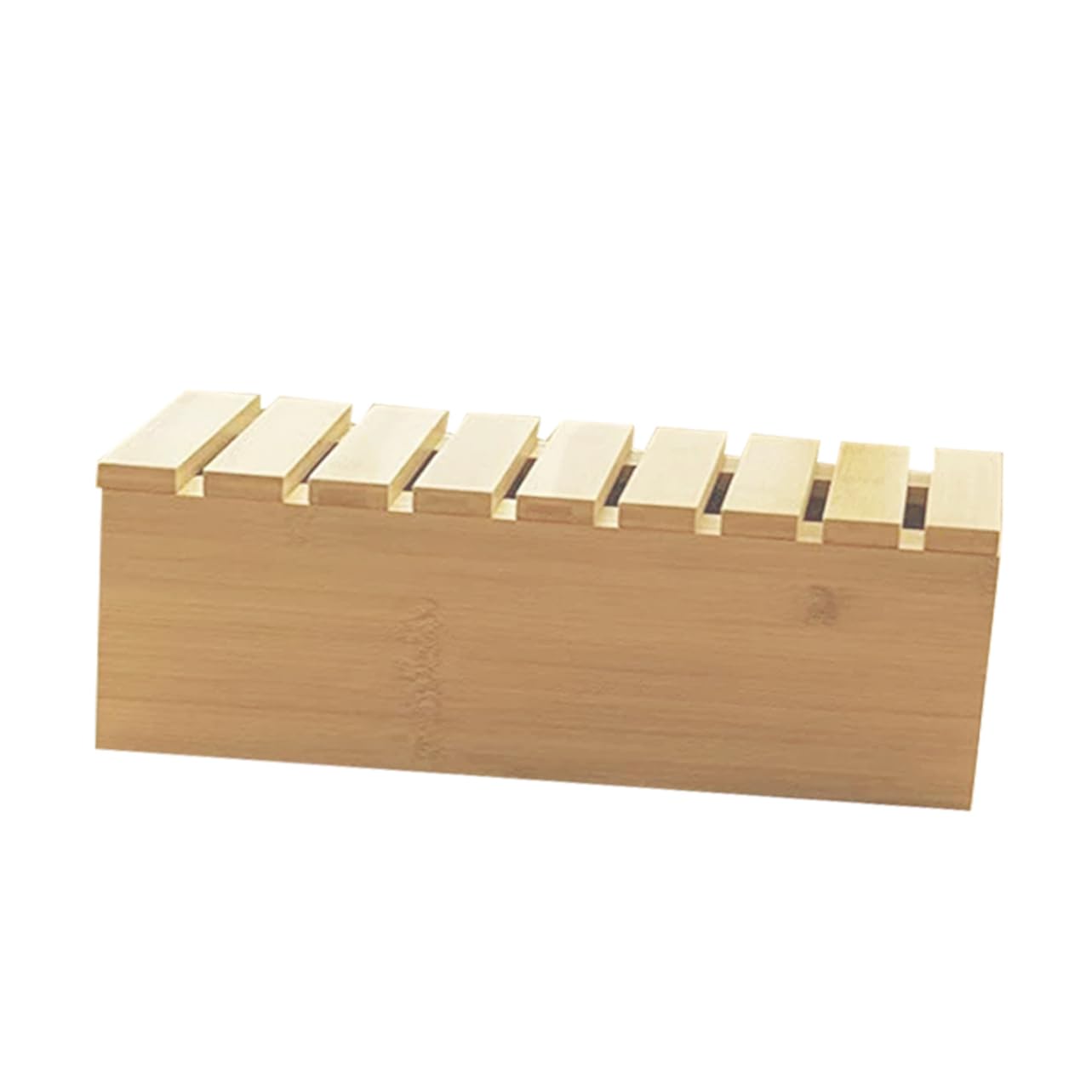 Gestion des câbles de bureau en bois SEWACC pour un espace de télétravail zen