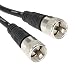 STEREN 205-703-3 3-Feet (0.91 Meters) UHF-UHF Mini-RG8x Cable | Male to Male (PL259) - Antenna Cable - 3-Pack