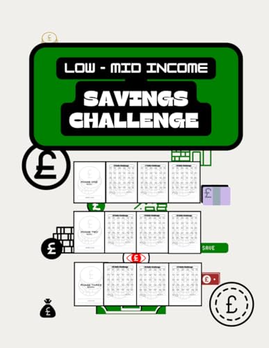 Savings Challenge Journal For Low Income And Mid Income: A Challe...