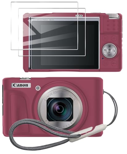 Funda de silicona para Canon Powershot SX740/SX730 HS rojo miniatura 1