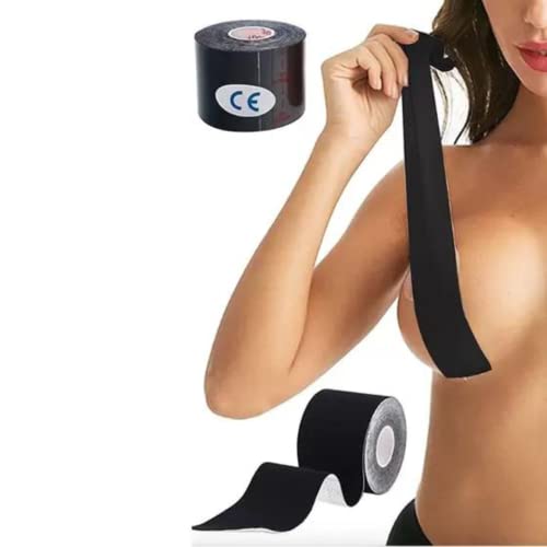 JIANW Fita Adesiva Levanta Peito Seios Sutiã Invisível Push Up - 5 metros (Bege)